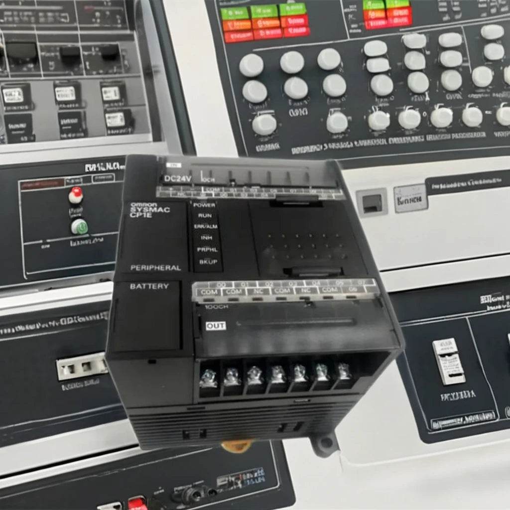 Compact CP1E-N20DT1-A PLC with 12 Inputs, 8 Outputs, and Embedded Ethernet for Automation Control - chengruiyuan