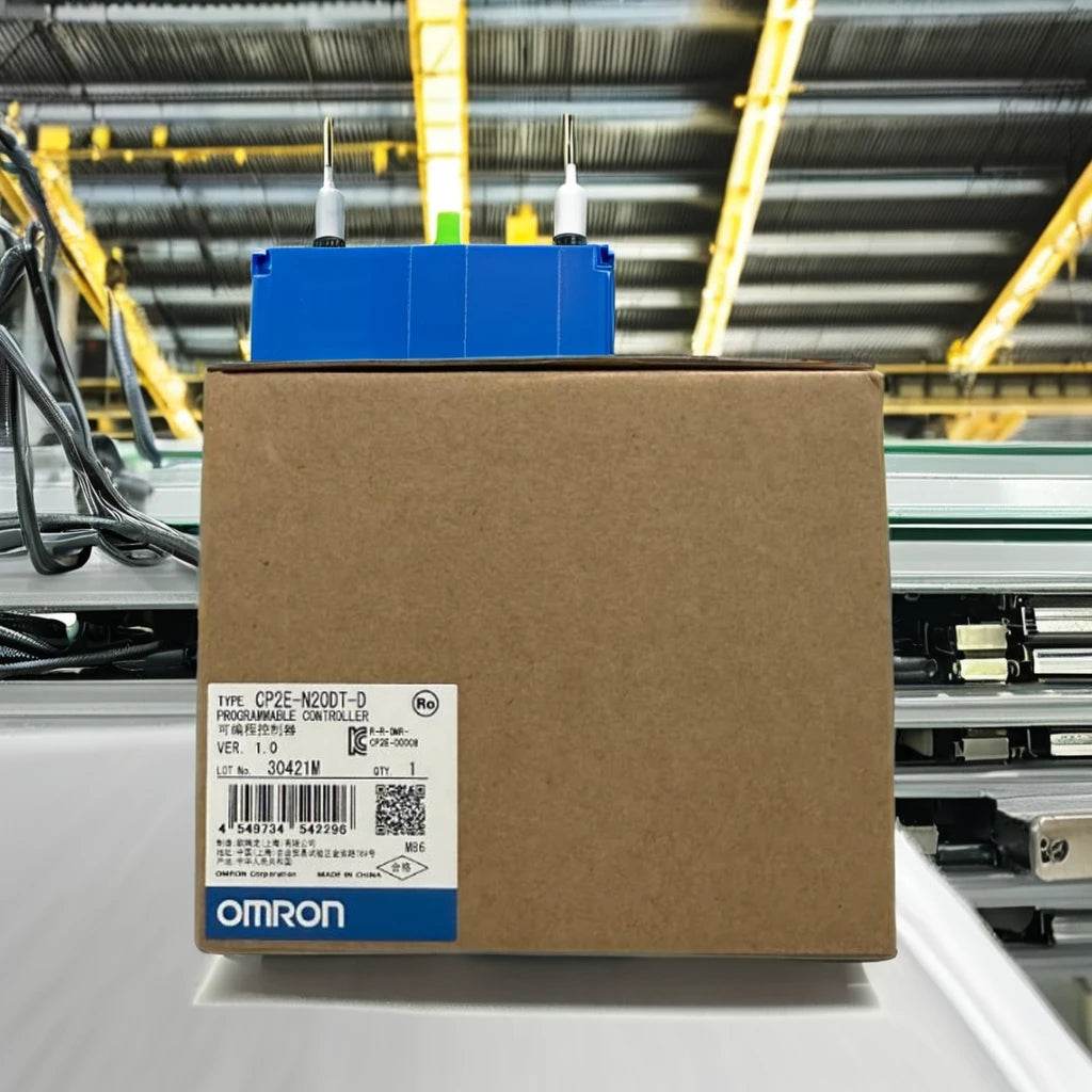 Compact PLC CP2E-N20DT-D with 20 I/O, Ethernet, and Built-in RS-232 for Automation Control - chengruiyuan