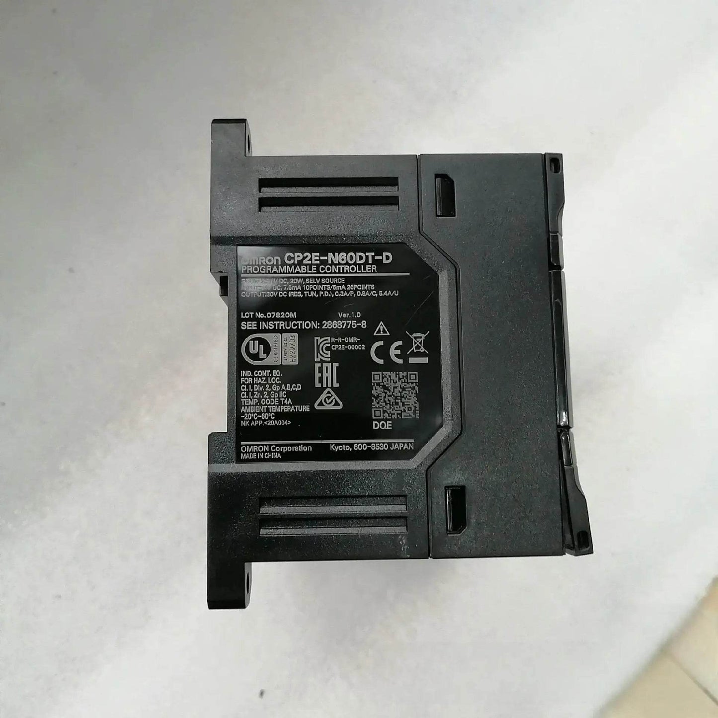 Compact CP2E-N60DT-D PLC with 60 I/O, Ethernet, and Built-in Analog for Automation Control - chengruiyuan