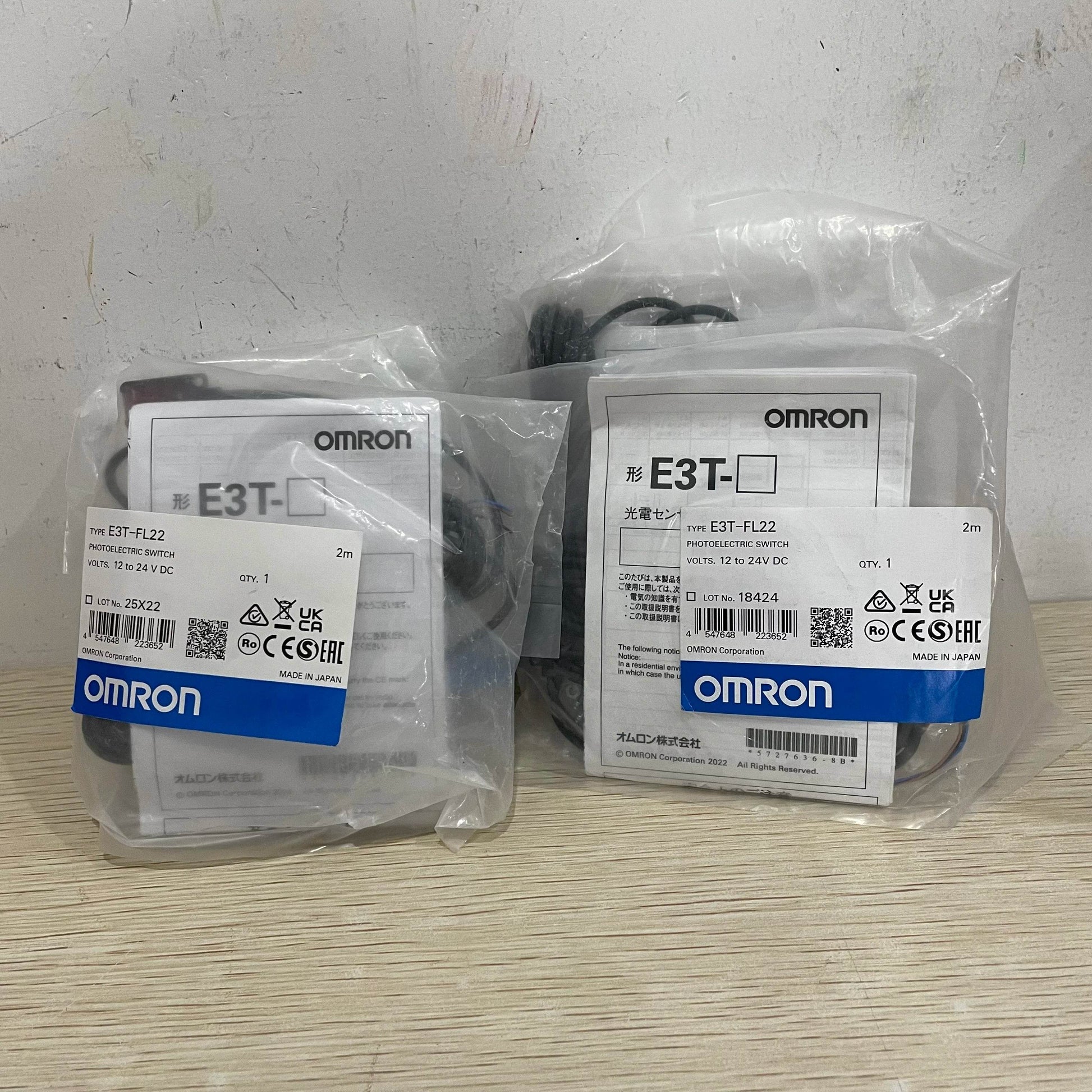 Compact Through-Beam Photoelectric Sensor E3T-FL22 with 2m Sensing Range - chengruiyuan