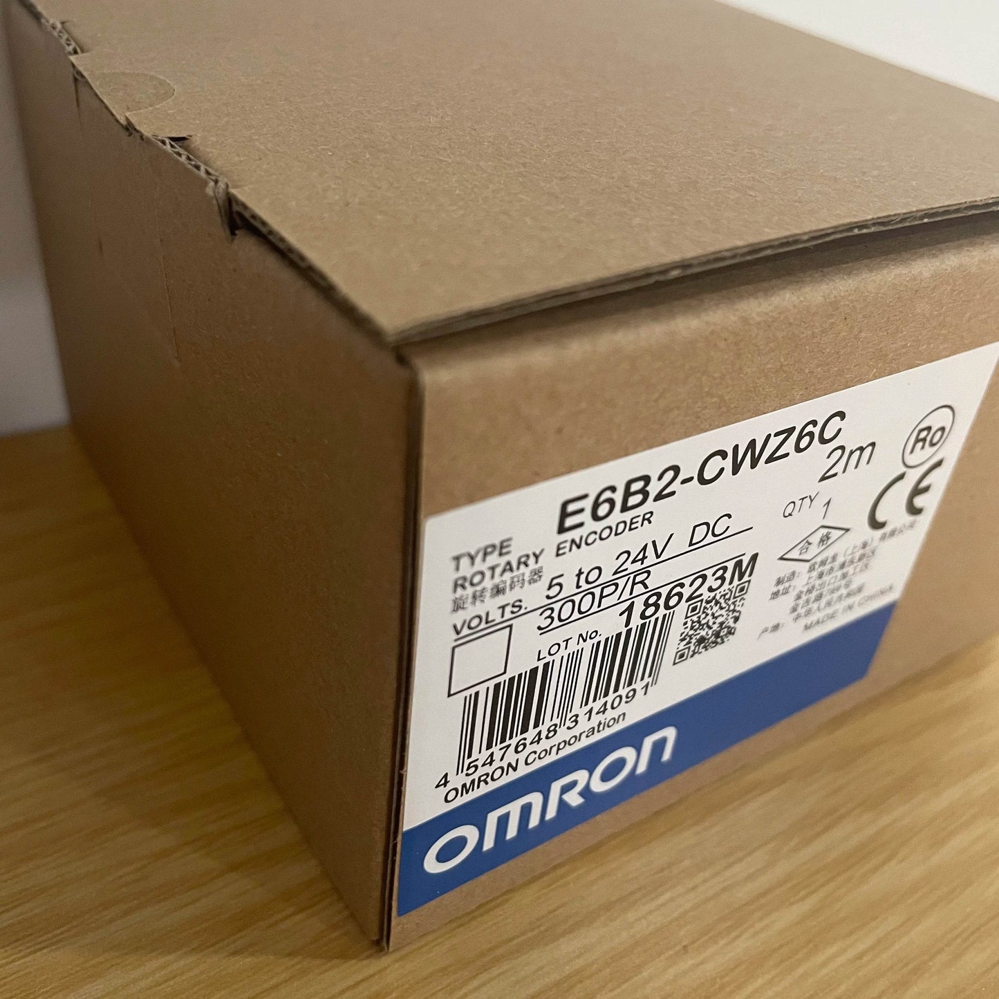 E6B2-CWZ6C 300P/R 2M Incremental Rotary Encoder, 300 Pulses, 2M Cable - chengruiyuan
