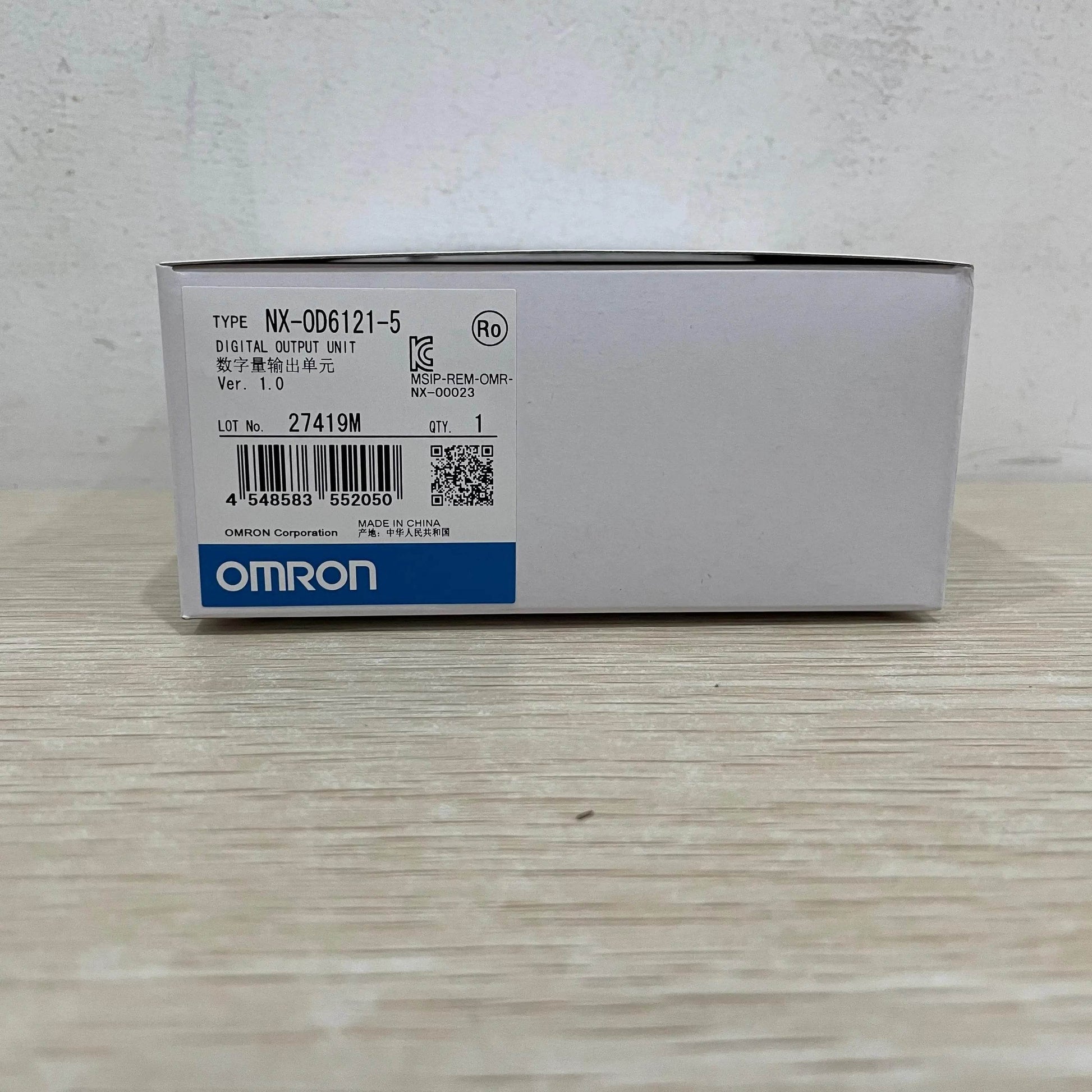 NX-OD6121-5 EtherCAT I/O Terminal with 5 Digital Outputs, 24VDC, 0.5A per Channel - chengruiyuan