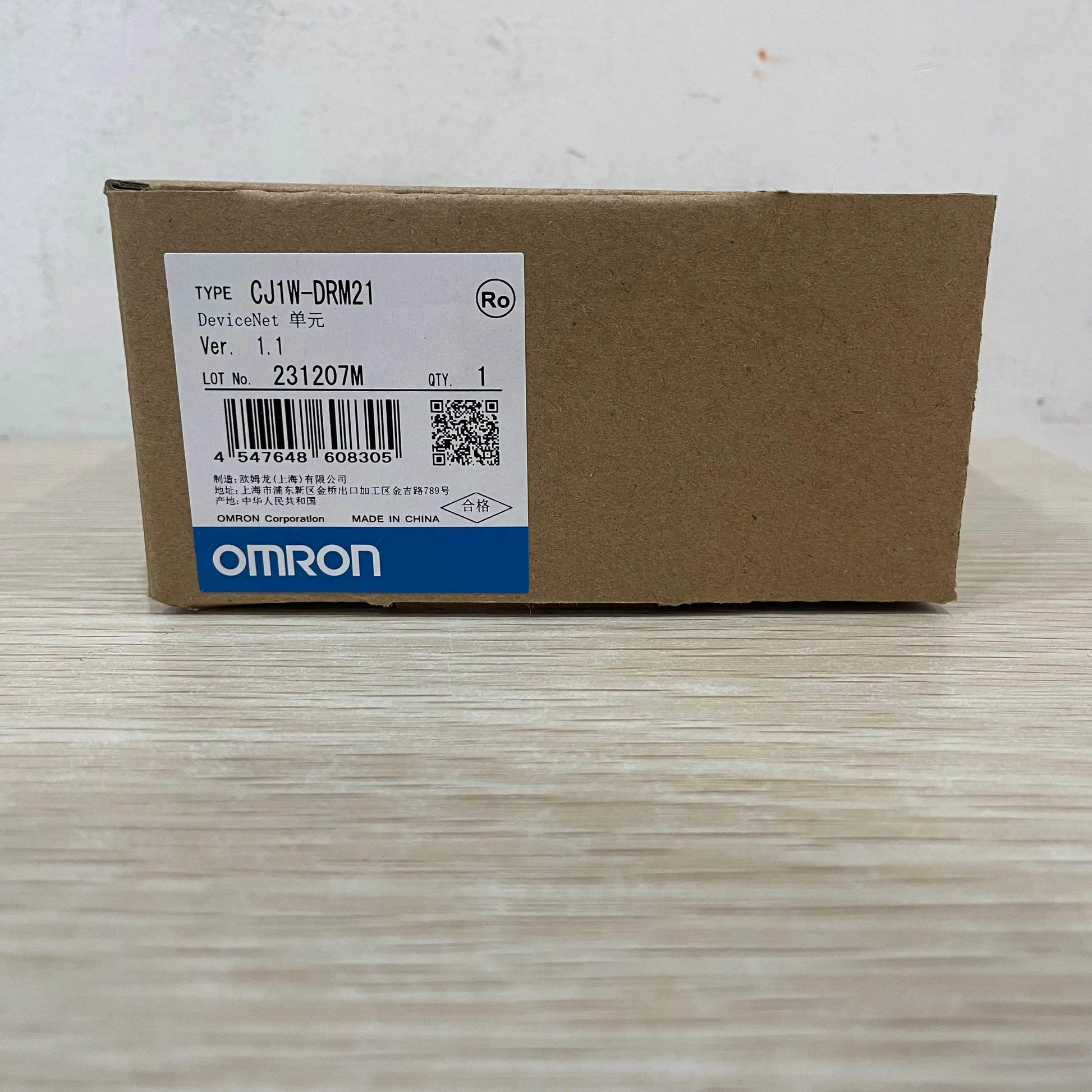 CJ1W-DRM21 DeviceNet Slave Unit with 64 I/O Points for PLC Connectivity - chengruiyuan