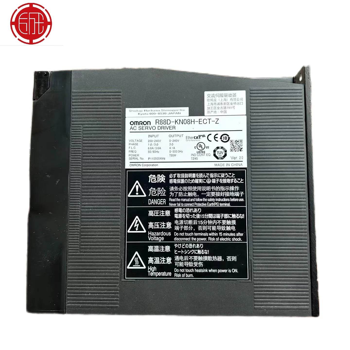 High-Capacity R88D Servo Drive with EtherCAT, 8.0kW, KN08H Model - chengruiyuan