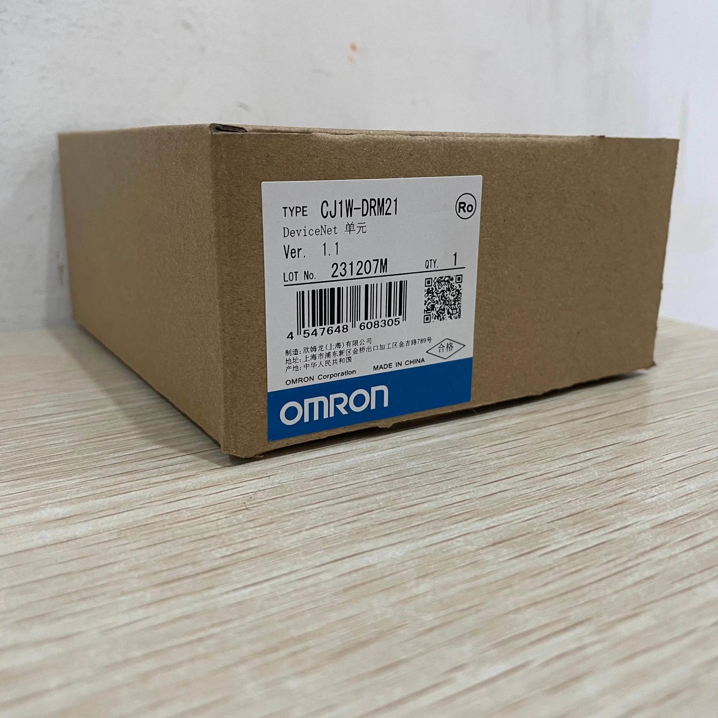 CJ1W-DRM21 DeviceNet Slave Unit with 64 I/O Points for PLC Connectivity - chengruiyuan
