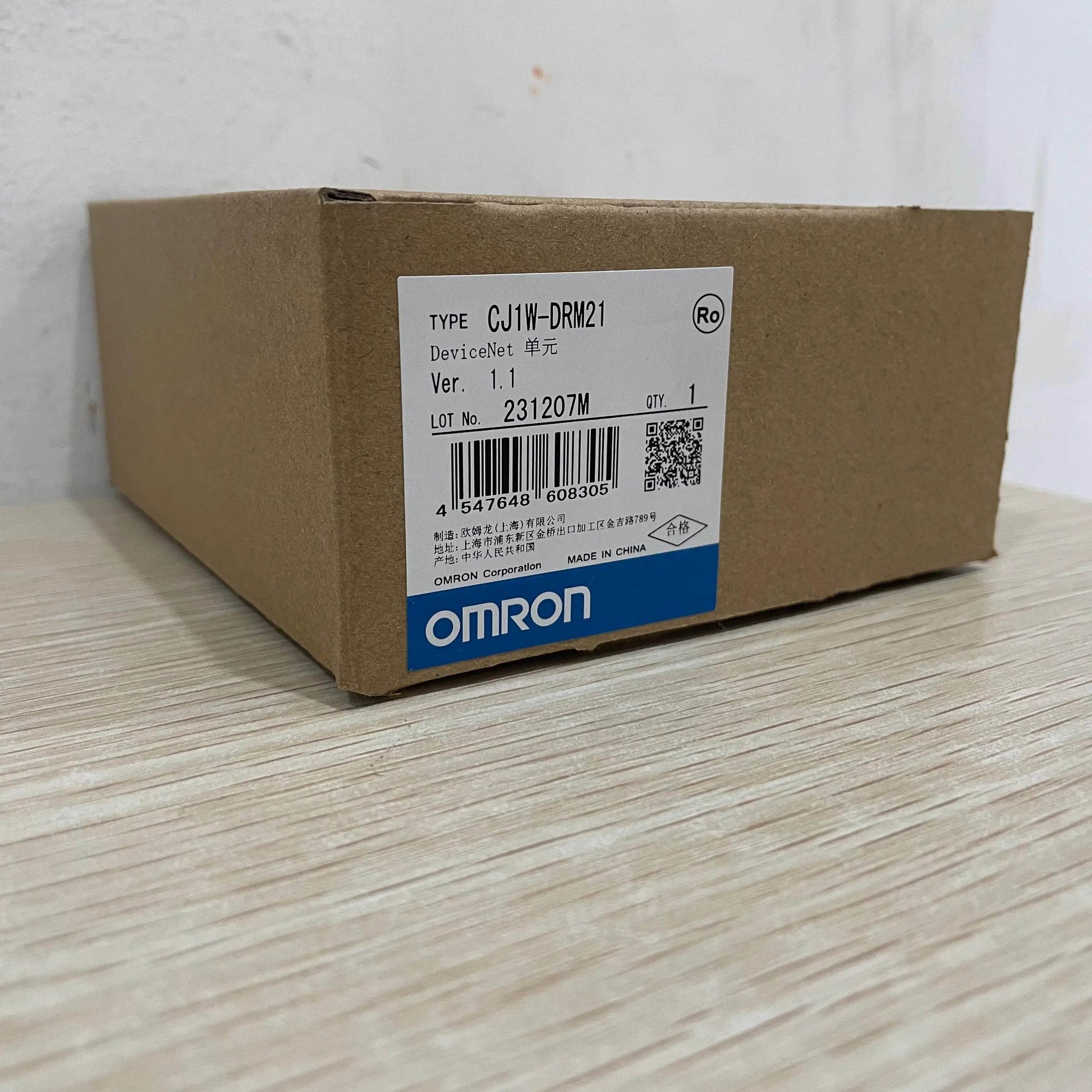 CJ1W-DRM21 DeviceNet Slave Unit with 64 I/O Points for PLC Connectivity - chengruiyuan