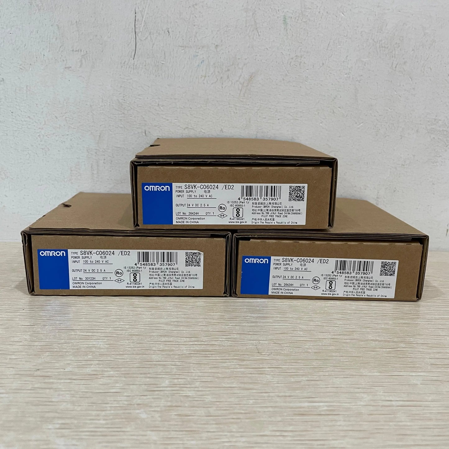 24V 60W DIN Rail Power Supply - Compact and Reliable S8VK-C06024