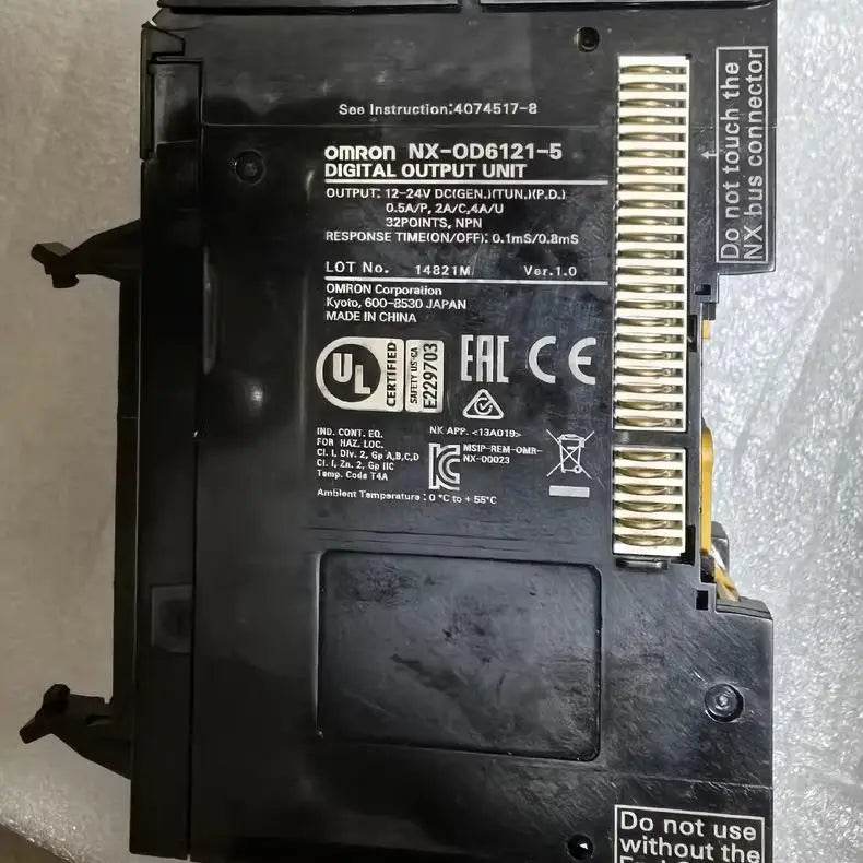 NX-OD6121-5 EtherCAT I/O Terminal with 5 Digital Outputs, 24VDC, 0.5A per Channel - chengruiyuan