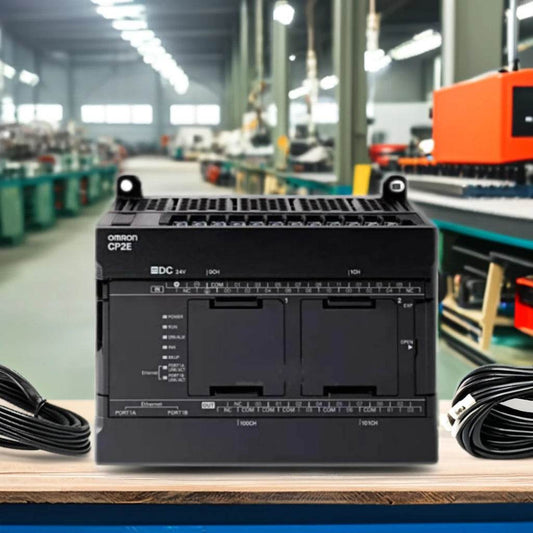 Compact PLC CP2E-N20DT-D with 20 I/O, Ethernet, and Built-in RS-232 for Automation Control - chengruiyuan
