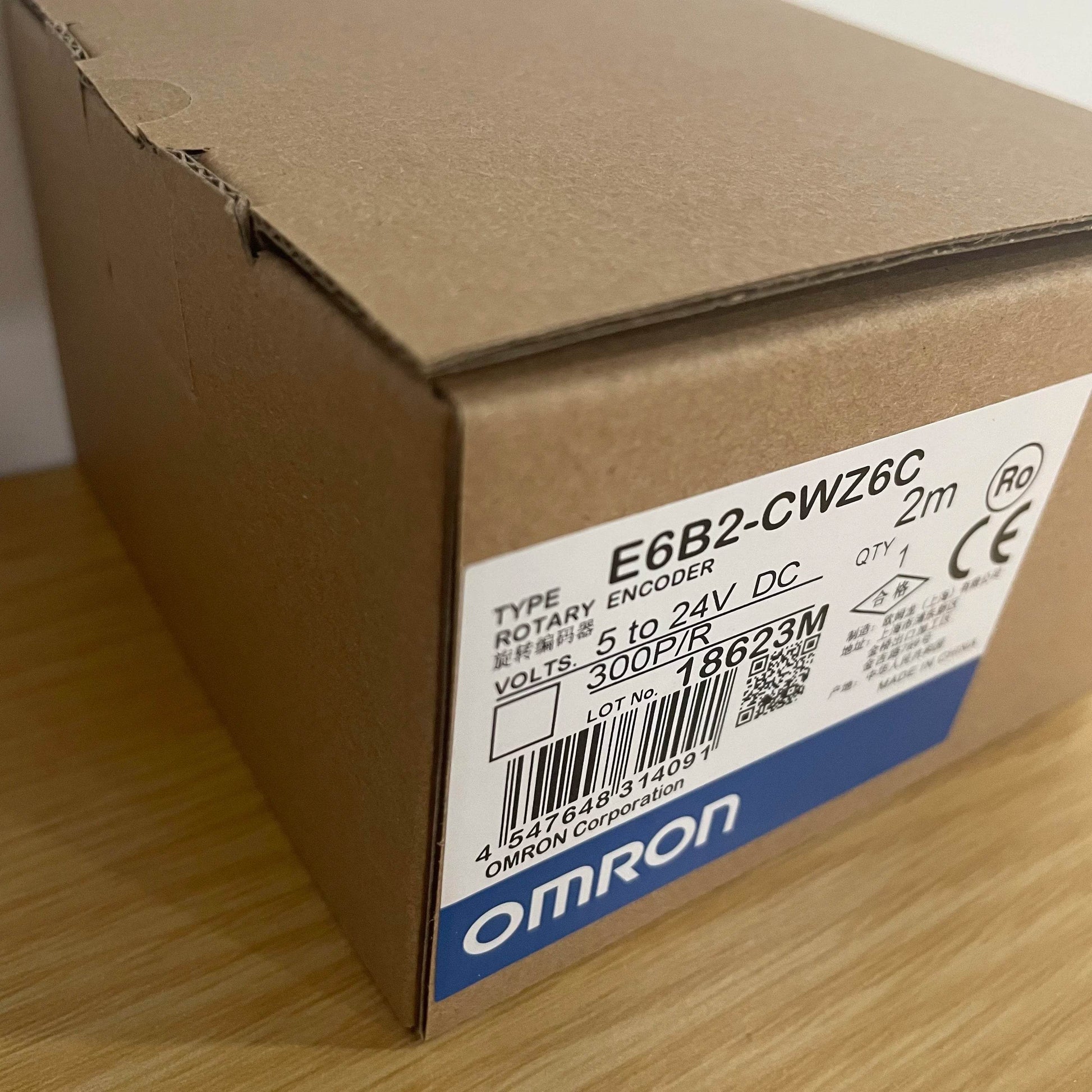 E6B2-CWZ6C 300P/R 2M Incremental Rotary Encoder, 300 Pulses, 2M Cable - chengruiyuan