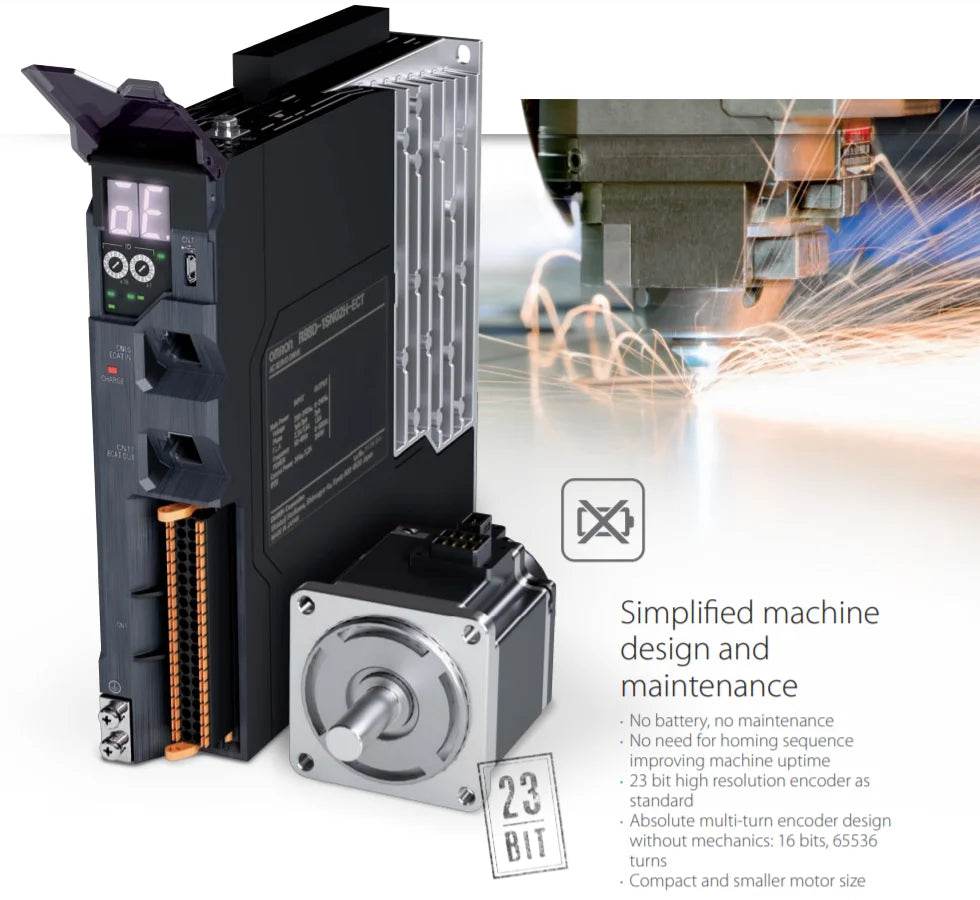 1S Series AC Servo Drive, 200W, Single-Phase 100V, EtherCAT Communication - chengruiyuan