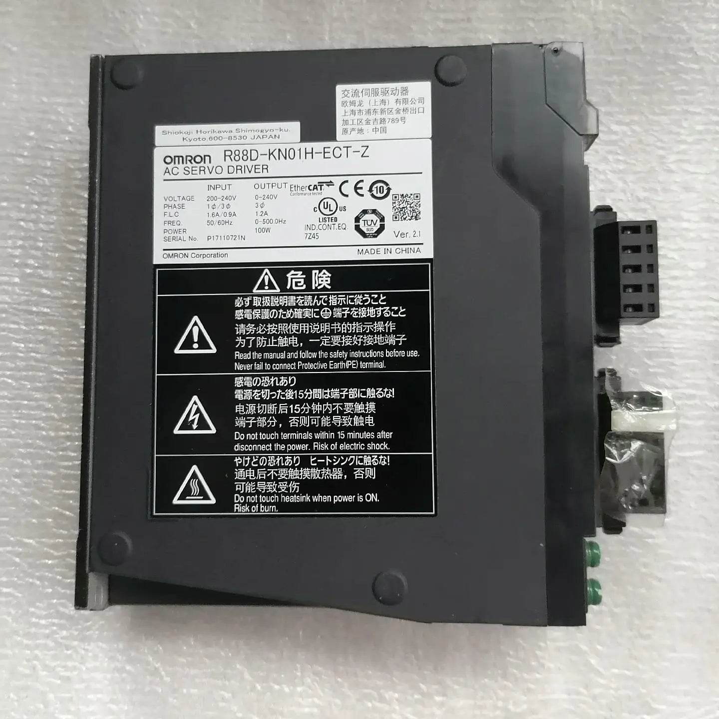 R88D-KN01H-ECT-Z Servo Drive with EtherCAT Communication, Compact Design - chengruiyuan