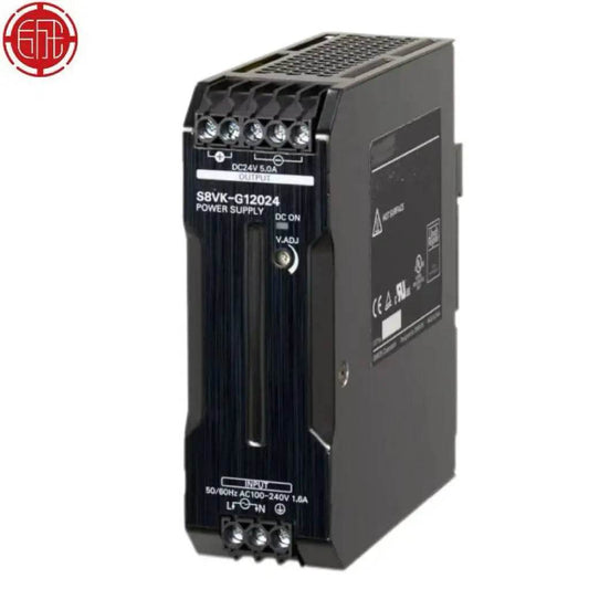 120W DIN Rail Power Supply with 24V DC Output - S8VK-G12024 - chengruiyuan